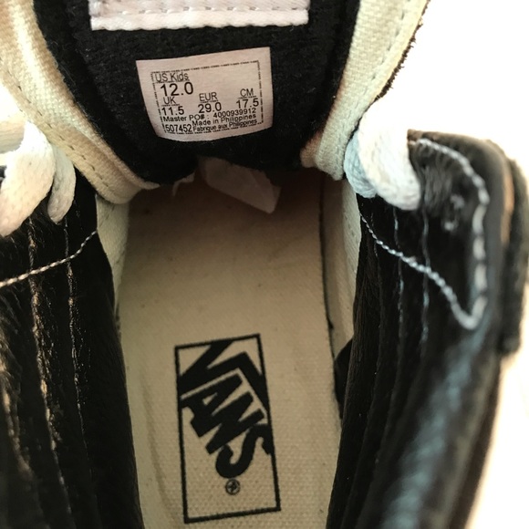 Kid’s Vans Hightop Sneakers - Picture 8 of 9